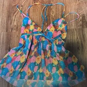 Floral Multicolor Kids Camisole